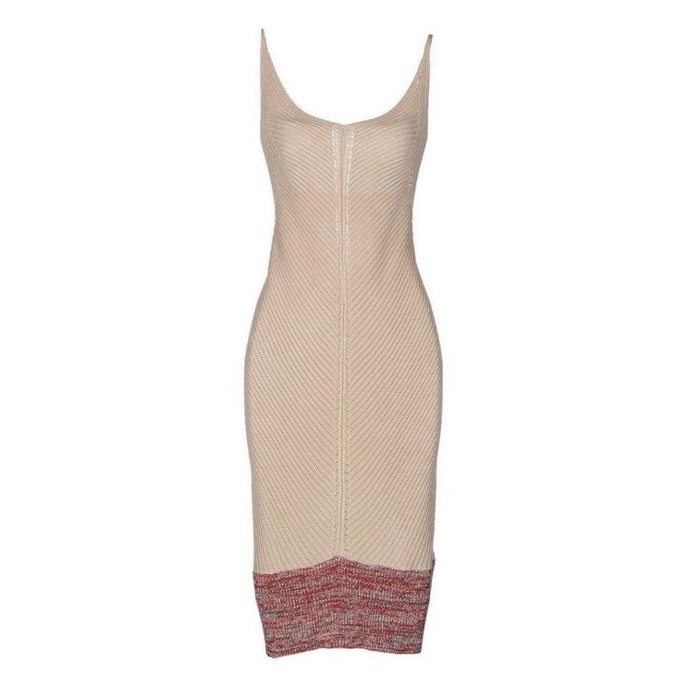 Maison Martin Margiela Cable-Knit Knee Length Dress Size XS